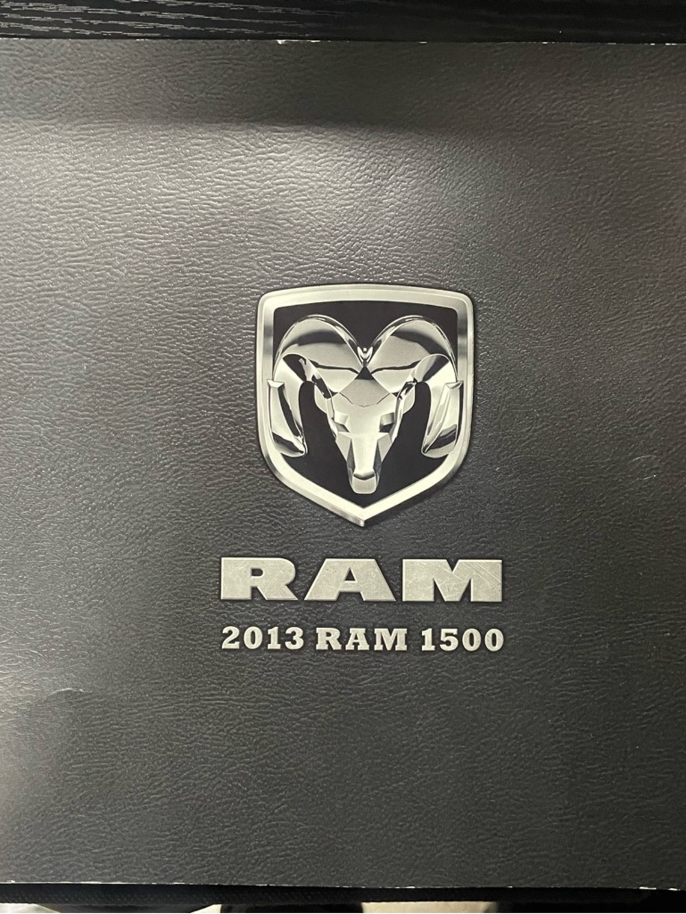 RAM 2013 RAM 1500 Black sales brochure/ booklet